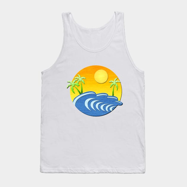 On Island Time Tank Top by Packrat